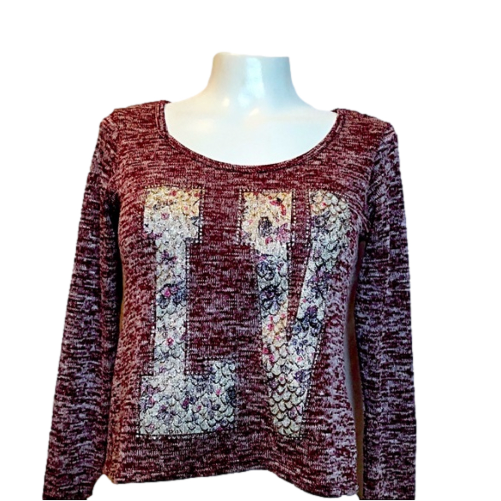 YMF USA LLC Burgundy Shirt with Tails